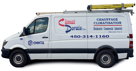 Camion de service Climat Dorais inc.